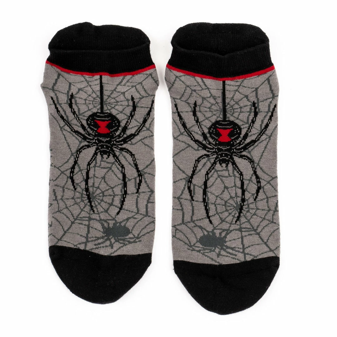 FootClothes Black Widow Spider Ankle Socks