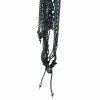 Poizen Industries Black Chain Small Cross Necklace Jewelry