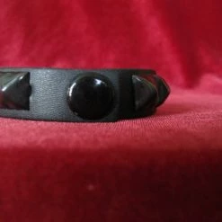 Ape Leather Single Row Pyramid Wristband Wristbands And Cuffs