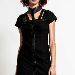 Killstar All Attitude Cut-Out Dress [BLACK]