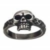 INOX Men's Stuff Antiqued Stainless Steel Skull Ring 1 INOX Men's Stuff Antiqued Stainless Steel Skull Ring