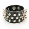 Funk Plus Men's Stuff Spiked Bracelet With 3 Rows Of Short Spikes