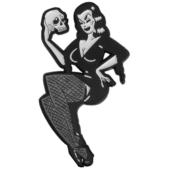 Kreepsville666 Vampira Skull Enamel Pin Pins 3 Kreepsville666 Vampira Skull Enamel Pin Pins