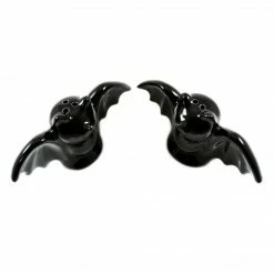 Sourpuss Black Bat Salt & Pepper Shakers