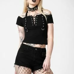 Killstar Br00tal Halter Top Women's Stuff