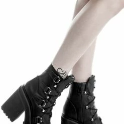 Killstar Women's Stuff Broom Rider Boots - Black 13 Killstar Women's Stuff Broom Rider Boots - Black