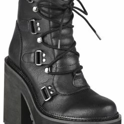 Killstar Women's Stuff Broom Rider Boots - Black