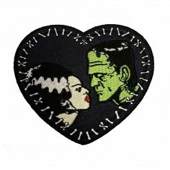Rock Rebel Bride & Frank Stitch Heart Patch