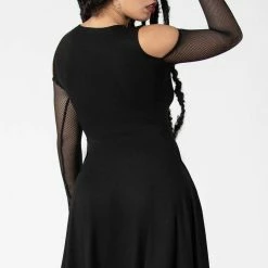 Killstar Women's Stuff Corin Long Sleeve Dress