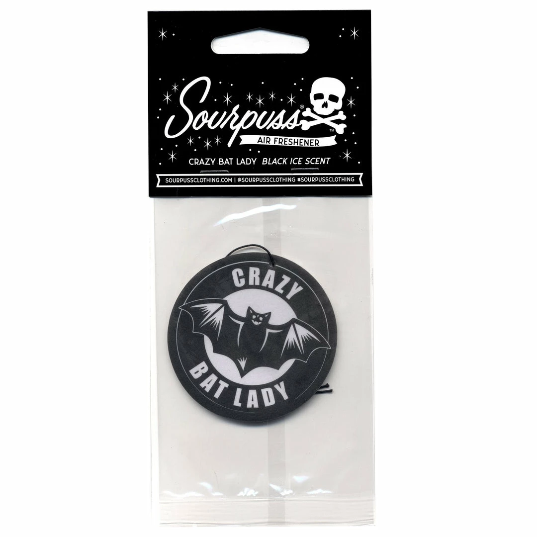 Sourpuss Crazy Bat Lady Air Freshener 4 Sourpuss Crazy Bat Lady Air Freshener