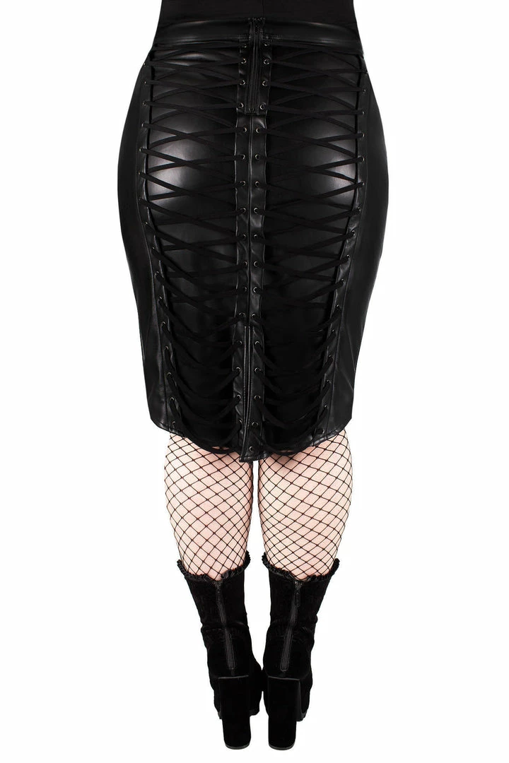 Killstar Cuts Like A Knife Midi Skirt 6 Killstar Cuts Like A Knife Midi Skirt
