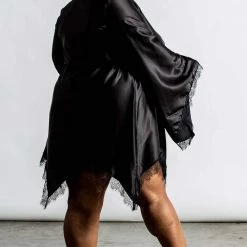 Killstar Women's Stuff Devil's Lullaby Satin Robe 14 Killstar Women's Stuff Devil's Lullaby Satin Robe