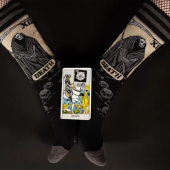 FootClothes Death Tarot Card Socks Men's Stuff