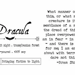 Get Fictional Gift Ideas Dracula - Wax Melt 7 Get Fictional Gift Ideas Dracula - Wax Melt