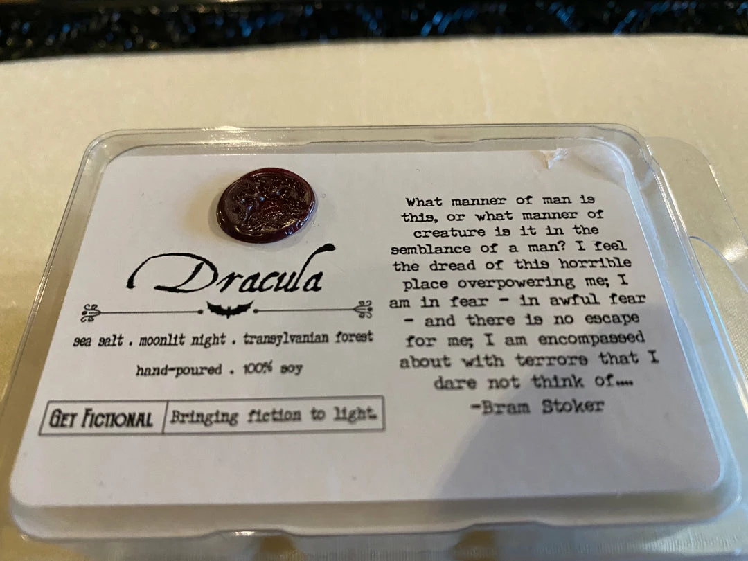 Get Fictional Gift Ideas Dracula - Wax Melt 3 Get Fictional Gift Ideas Dracula - Wax Melt