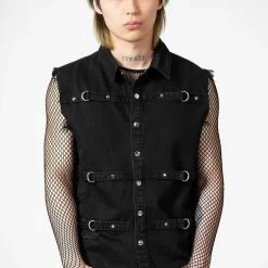 Killstar Ervin Button-Up Vest Men's Stuff
