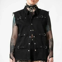 Killstar Ervin Button-Up Vest Men's Stuff