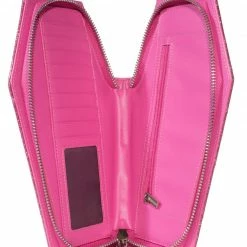 Lux De Ville Bags & Backpacks Elvira Coffin Wallet Clutch Bubbly Pink Sparkle