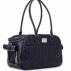 Lux De Ville Bags & Backpacks Elvira Lux Pet Carrier Black Matte Web