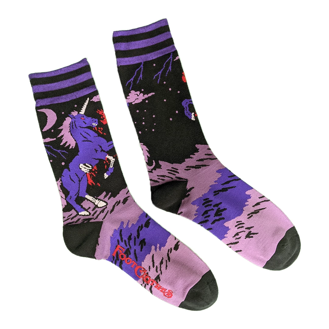FootClothes Evil AF Unicorn Socks Women's Stuff 3 FootClothes Evil AF Unicorn Socks Women's Stuff