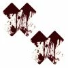 Neva Nude Psycho Blood X Factor Nipple Cover Pasties 2 Neva Nude Psycho Blood X Factor Nipple Cover Pasties