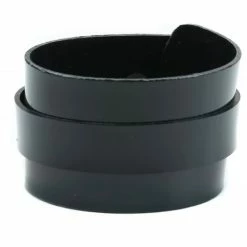 Funk Plus Men's Stuff Black Vinyl Wristband