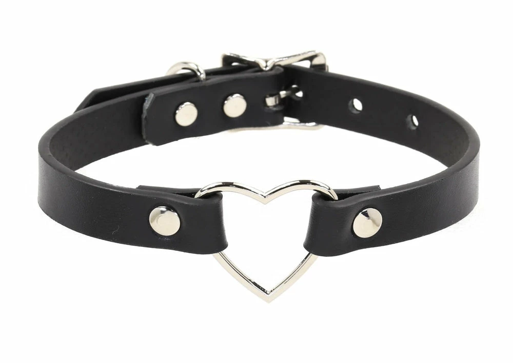 Funk Plus Large Heart Choker 5 Funk Plus Large Heart Choker