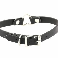 Funk Plus Chokers And Collars SMALL HEART RING CHOKER - VEGAN