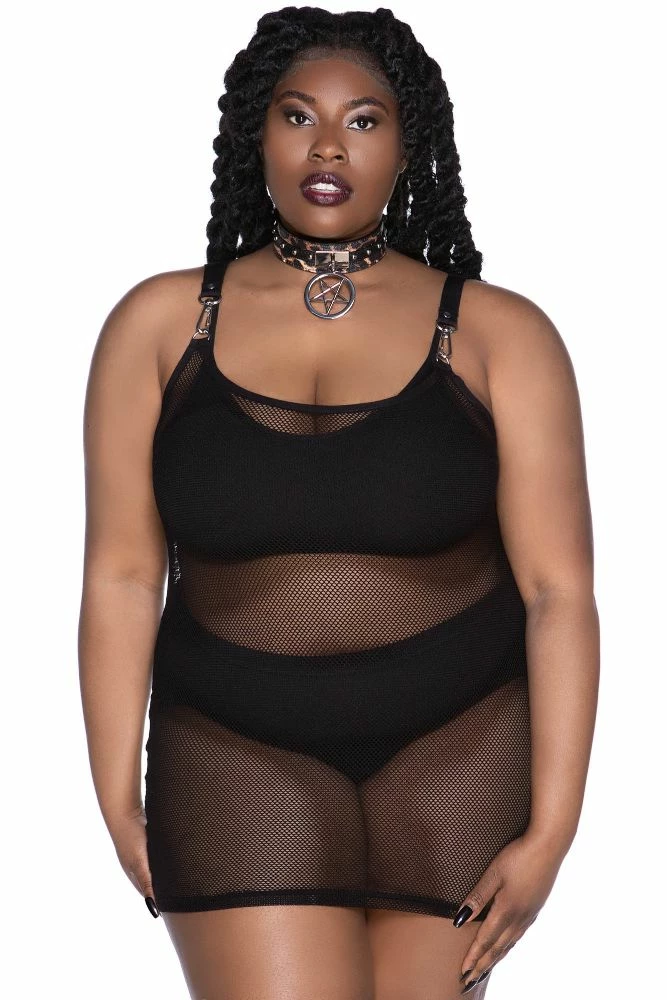 Killstar Feral AF Fishnet Dress - Black Women's Stuff 6 Killstar Feral AF Fishnet Dress - Black Women's Stuff