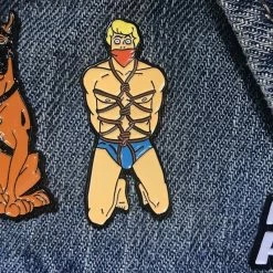 Geeky And Kinky Freddy Enamel Pin