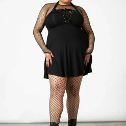 Killstar Gothica Halter Dress Women's Stuff