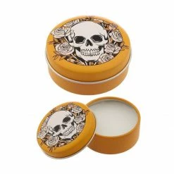 Other Gothic Gifts Skull & Roses Lemon Lip Balm Tin 5 Other Gothic Gifts Skull & Roses Lemon Lip Balm Tin