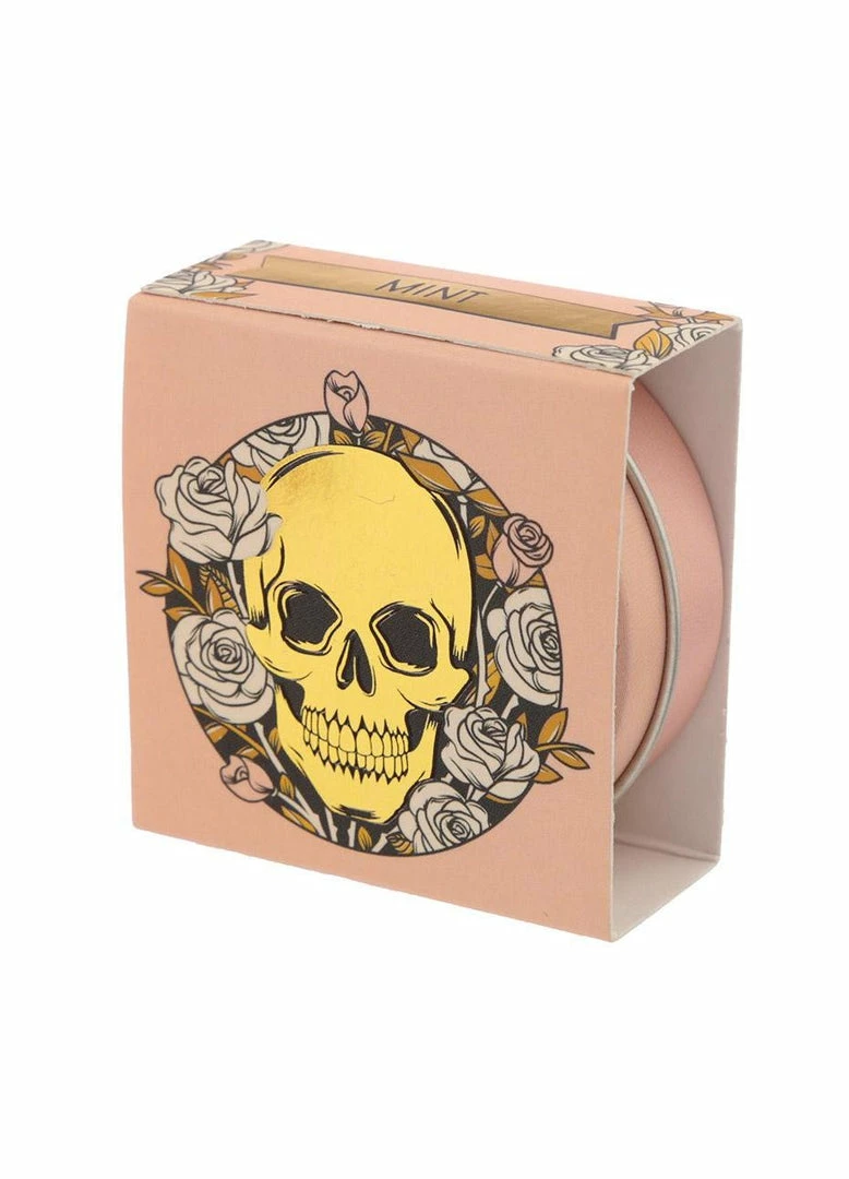 Other Gothic Gifts Skull & Roses Mint Lip Balm Tin 3 Other Gothic Gifts Skull & Roses Mint Lip Balm Tin