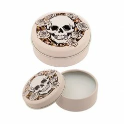 Other Gothic Gifts Skull & Roses Vanilla Lip Balm Tin