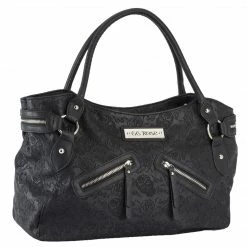 Rock Rebel GG Rose Sugar Skulls Handbag In Black Bags & Backpacks