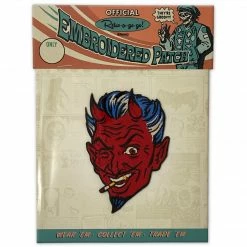 Retro-a-go-go Handsome Devil Embroidered Patch Patches 5 Retro-a-go-go Handsome Devil Embroidered Patch Patches