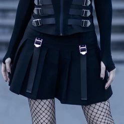 Killstar Analog Mini Skirt