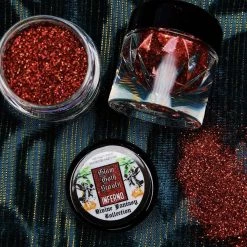 Glam Goth Beauty Inferno - Red Body Glitter