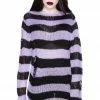 Killstar Lavender Mist Knit Sweater