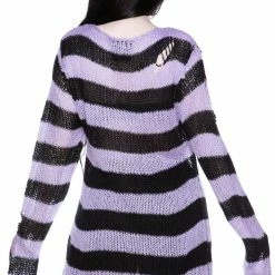 Killstar Lavender Mist Knit Sweater