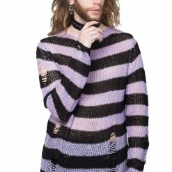 Killstar Lavender Mist Knit Sweater 10 Killstar Lavender Mist Knit Sweater