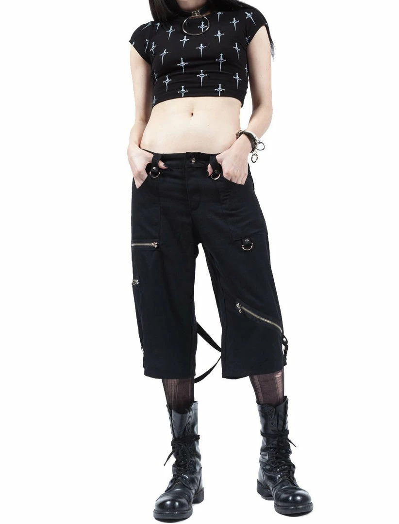 Lip Service Dagger Print Baby Tee Women's Stuff 6 Lip Service Dagger Print Baby Tee Women's Stuff