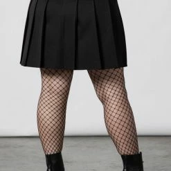 Killstar Women's Stuff No Lip Pleated Skirt
