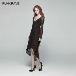 Punk Rave Gothic Classical Mid-length Dress