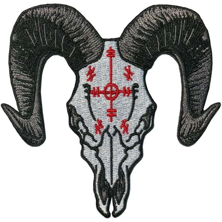 Kreepsville666 Voodoo Goat Skull Patch 3 Kreepsville666 Voodoo Goat Skull Patch