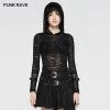 Punk Rave Women's Stuff See-Thru Printed T-shirt