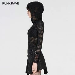 Punk Rave Women's Stuff See-Thru Printed T-shirt