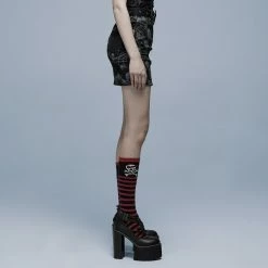 Punk Rave Women's Stuff Gothic Skull Printed Skirt