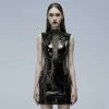 Punk Rave Women's Stuff Patent Leather Hollowed Out Dress 2 Punk Rave Women's Stuff Patent Leather Hollowed Out Dress
