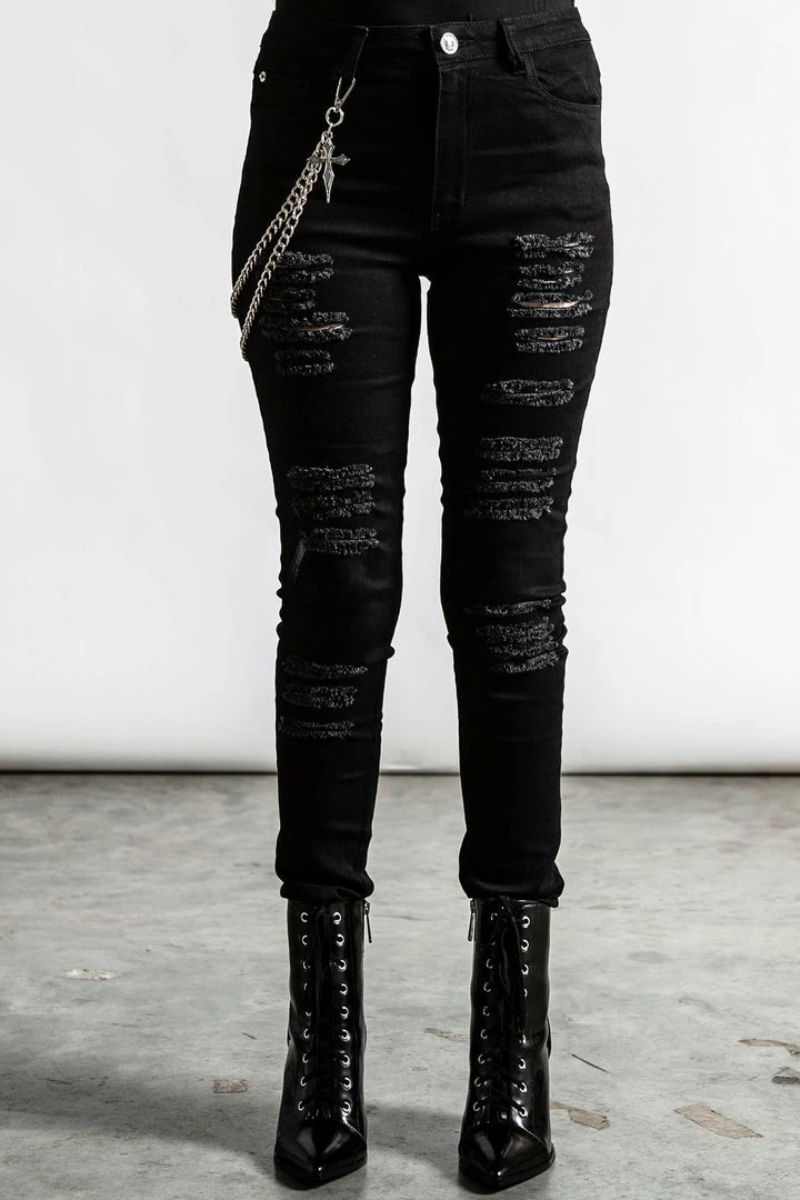 Killstar R.I.P. Slash Jeans 3 Killstar R.I.P. Slash Jeans